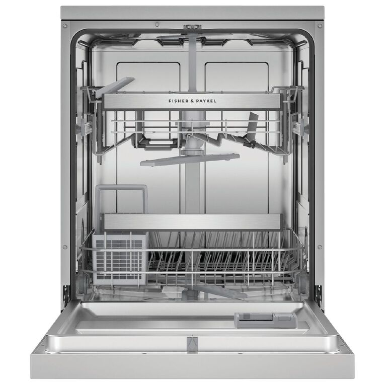Fisher & Paykel 60cm Series 5 Freestanding Dishwasher - Stainless steel, , hi-res