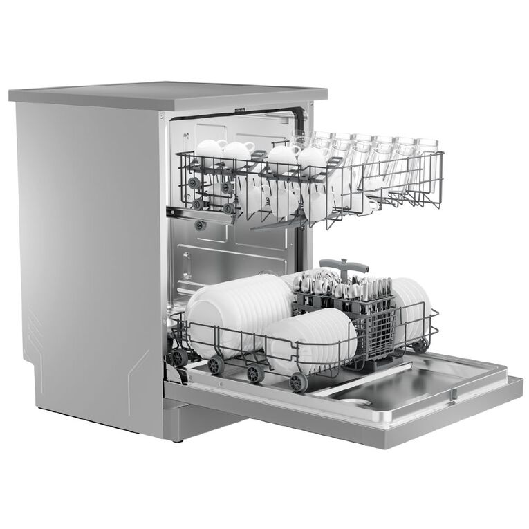 Haier 60cm 300 Series Freestanding Dishwasher - Stainless Steel, , hi-res