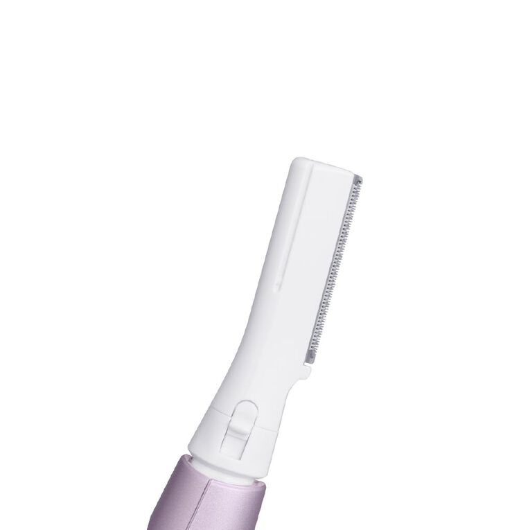 Panasonic Eyebrow and Facial Hair Trimmer - Lilac (Battery Operated), , hi-res