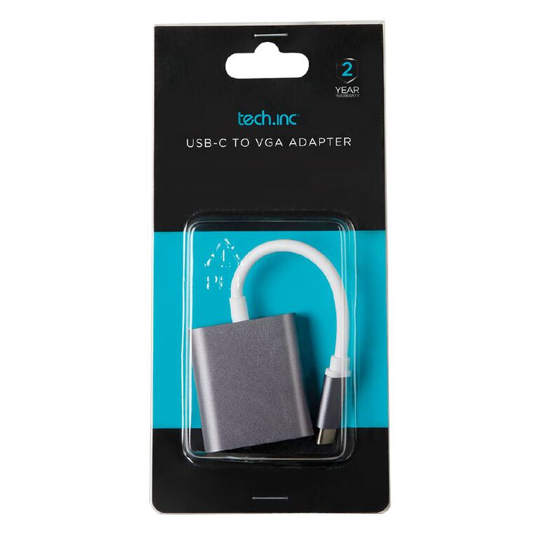 Tech.Inc USB-C to VGA Adapter, , hi-res