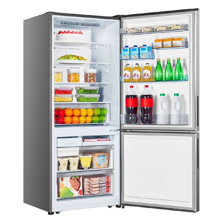 Hisense Bottom Mount Fridge Stainless Steel 417L, , hi-res