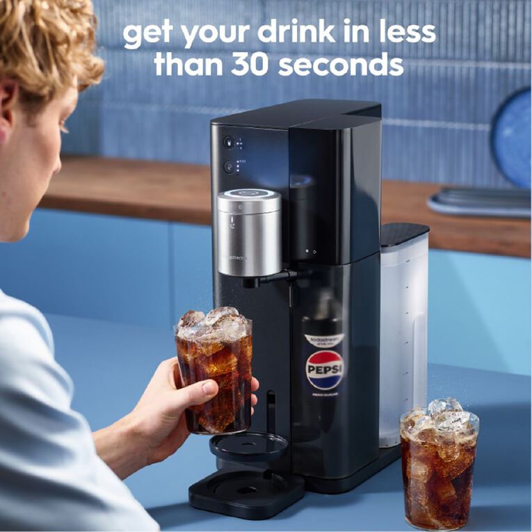 Sodastream Ultimate Black & Silver 60L Plug-In, , hi-res