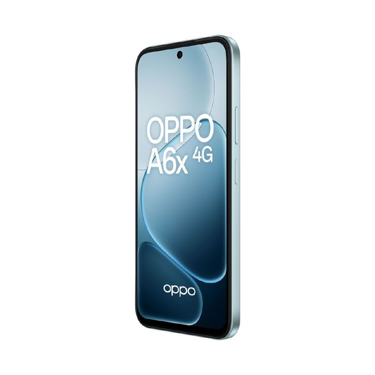 OPPO A6x 4G 4GB + 128GB Ice Blue with Spark $28 Value Pack Sim Bundle, , hi-res