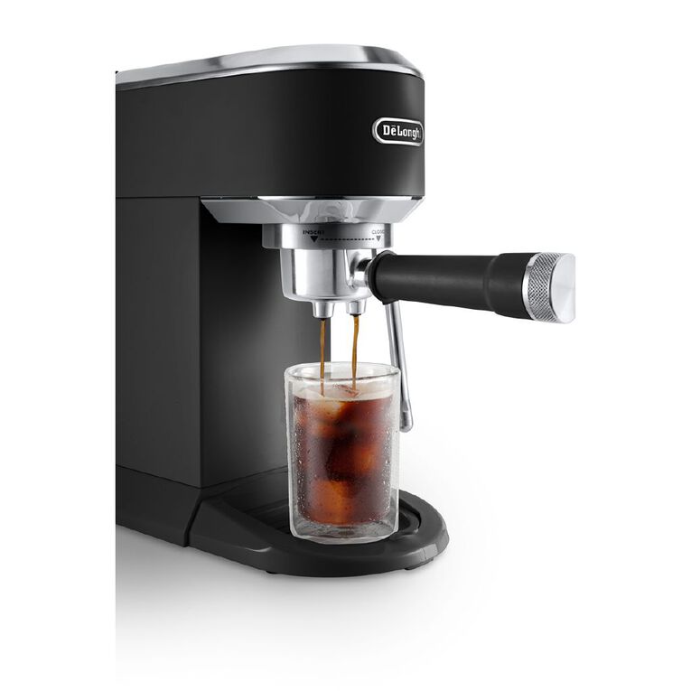 Delonghi Dedica Duo with Cold Brew Manual Coffee Machine Black, , hi-res