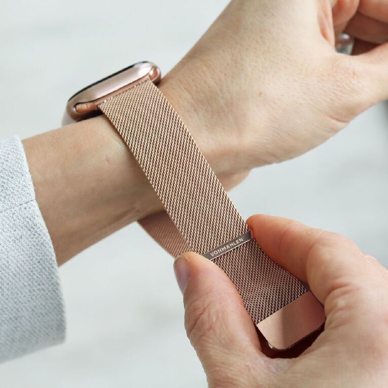 Vonmahlen Milanese Loop 2 for Apple Watch (44-46mm / Ultra) - Rose Gold, , hi-res