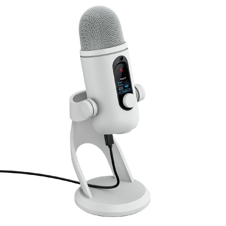 Logitech G Blue Yeti 2 Adaptive Multi-Pattern USB Microphone - White, , hi-res