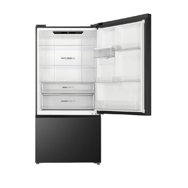 Haier 514L 500 Series Bottom Mount Fridge Freezer Non-plumbed Water - Black, , hi-res