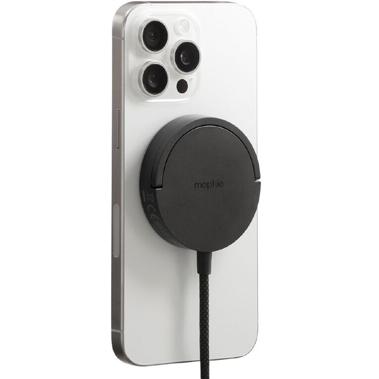 Mophie Wireless Charging Pad with Kickstand and Qi2, , hi-res