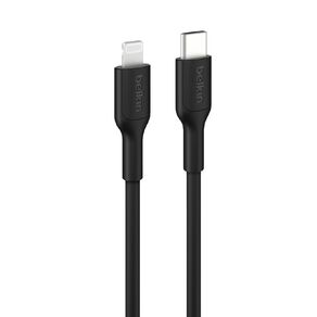 Belkin BoostCharge USB-C Cable with Lightning Connector, 1m - Black