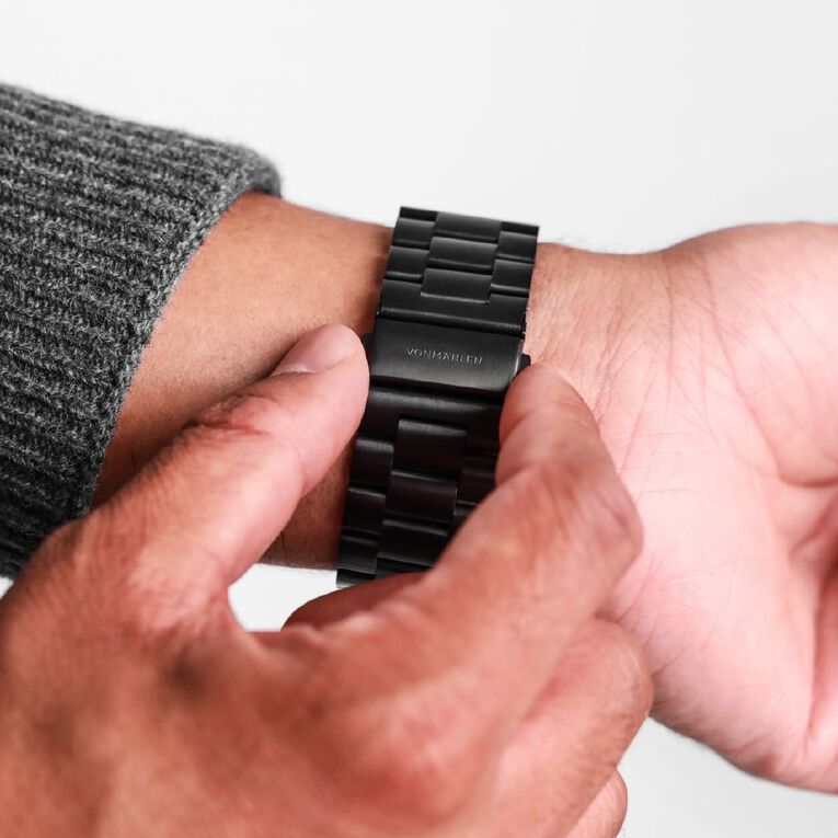 Vonmahlen Link Bracelet 2 for Apple Watch (44-46mm / Ultra) - Black, , hi-res