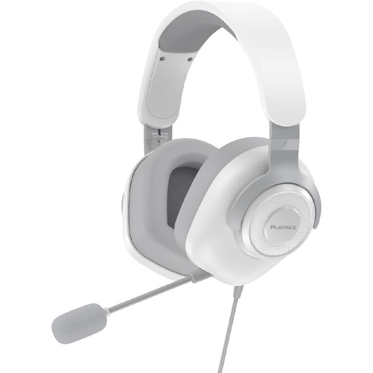 Playmax MX1 Pro Wired Gaming Headset - White, , hi-res