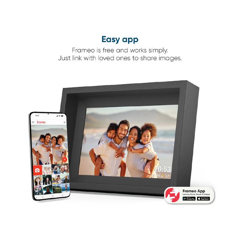 SOHO 10.1 Inch HD Digital Photoframe Box - Black, , hi-res