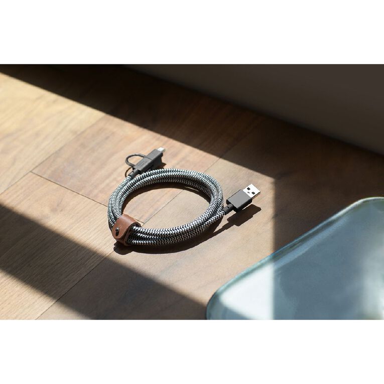 Native Union Belt Cable Universal 2m - Zebra, , hi-res