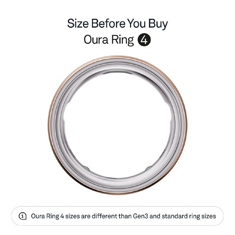 Oura Ring 4 Rose Gold - Size 8, , hi-res