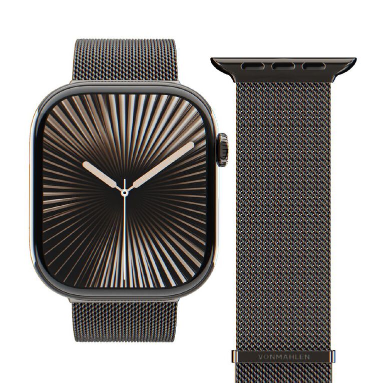 Vonmahlen Milanese Loop 2 for Apple Watch (44-46mm / Ultra) - Granite Gray, , hi-res