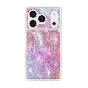 Flaunt Square Pink Mother of Pearl Case for iPhone 17 Pro