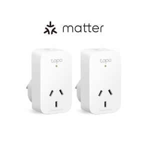TP-Link Tapo P110M Mini Smart Wifi Plug Energy Monitoring Matter 2 Pack