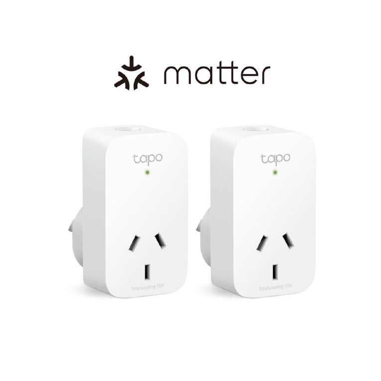 TP-Link Tapo P110M Mini Smart Wifi Plug Energy Monitoring Matter 2 Pack, , hi-res
