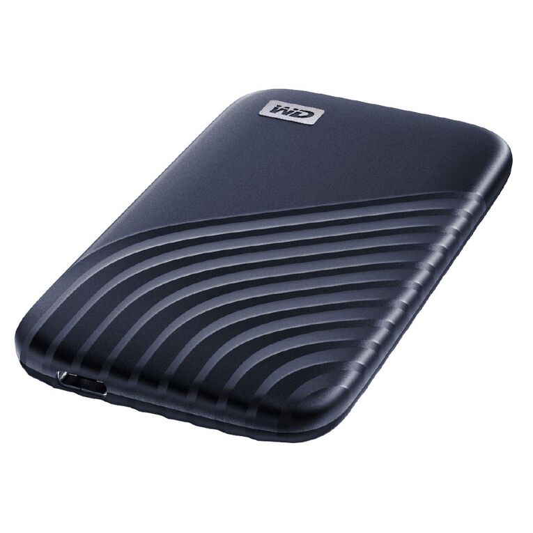 WD My Passport 2TB USB 3.2 Portable SSD Blue, , hi-res