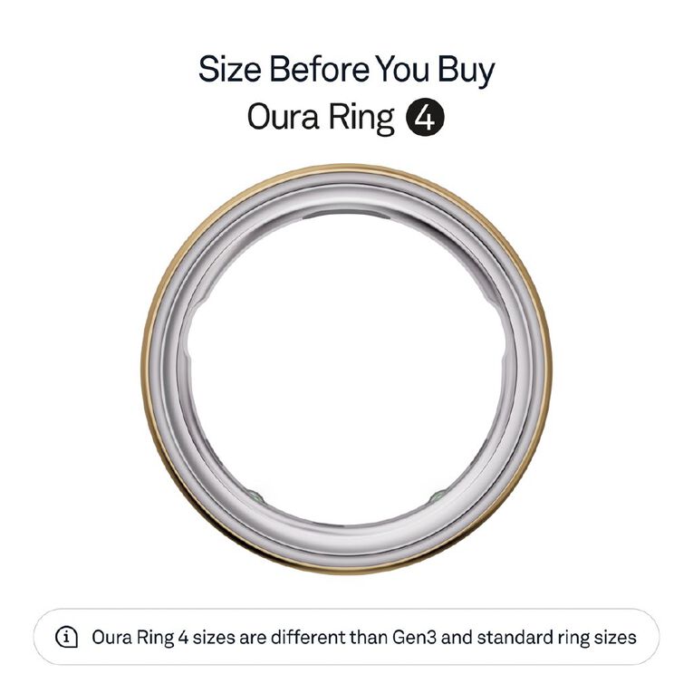 Oura Ring 4 Gold - Size 6, , hi-res