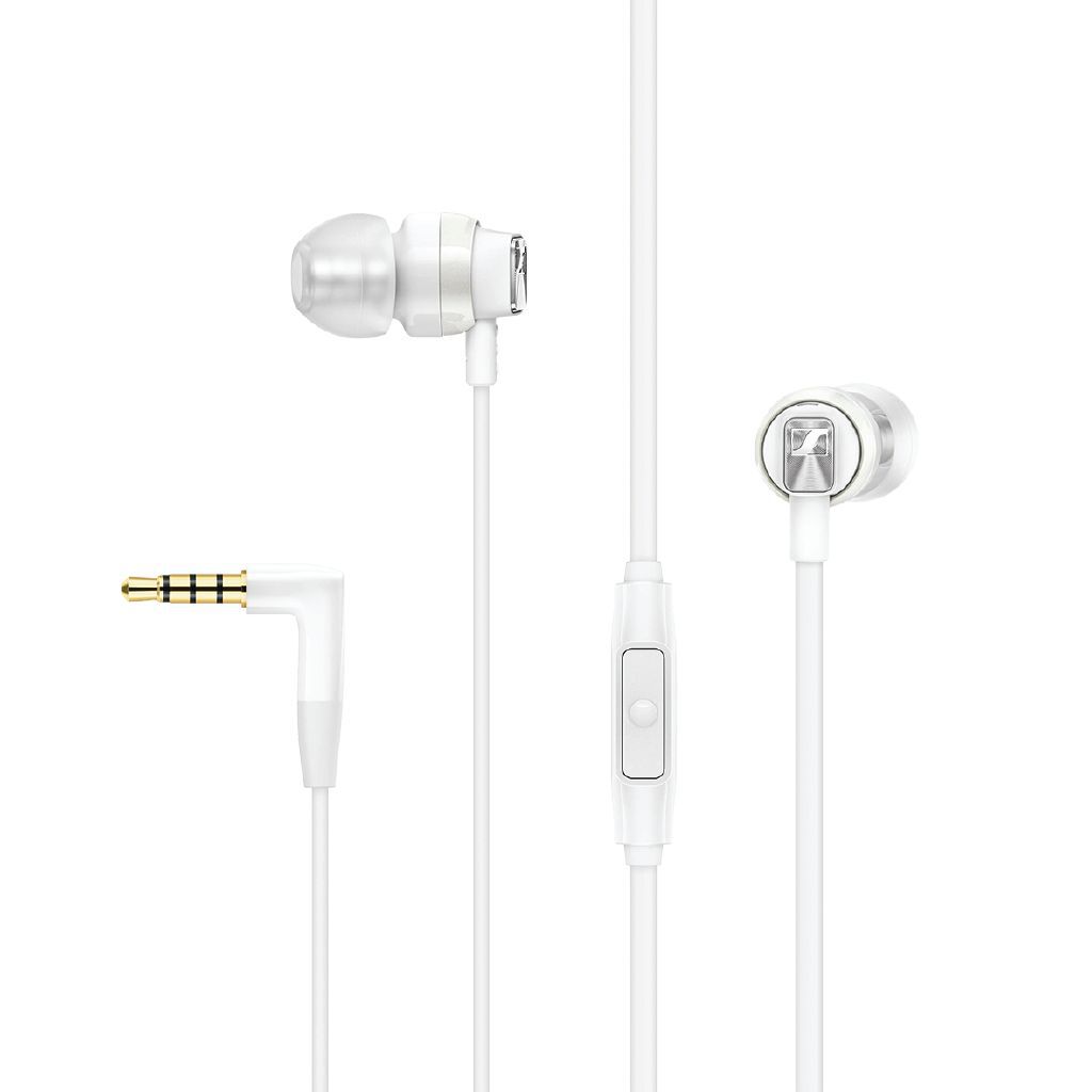 Sennheiser CX 300S In-Ear Headphones with Mic - White - Noel Leeming