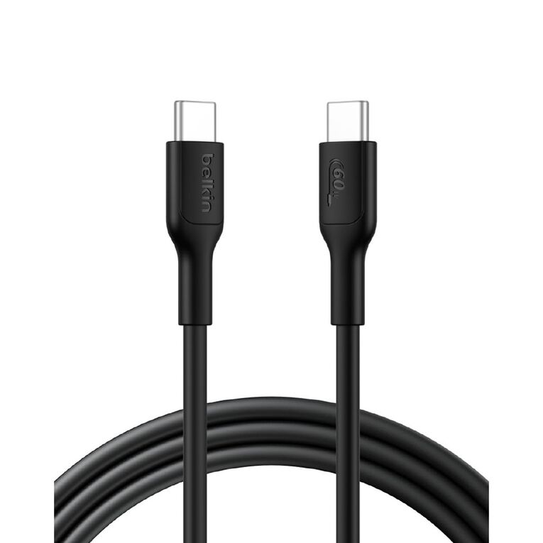 Belkin BoostCharge USB-C to USB-C PCR Cable 60W, 3m - Black, , hi-res