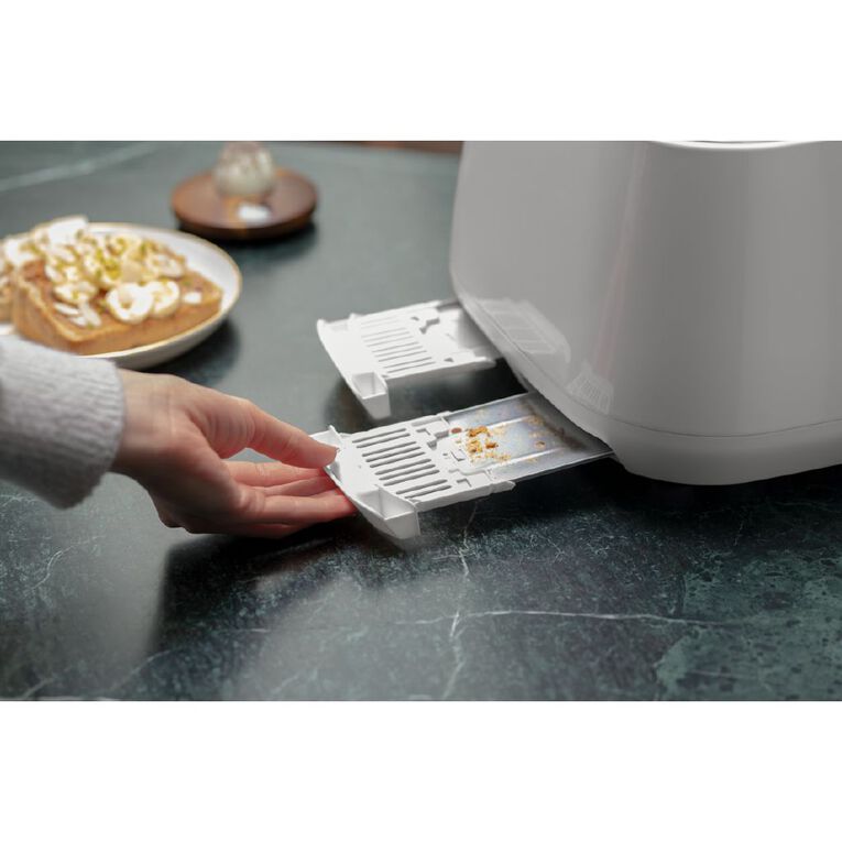 Delonghi Eclettica 4 Slice Toaster White, , hi-res