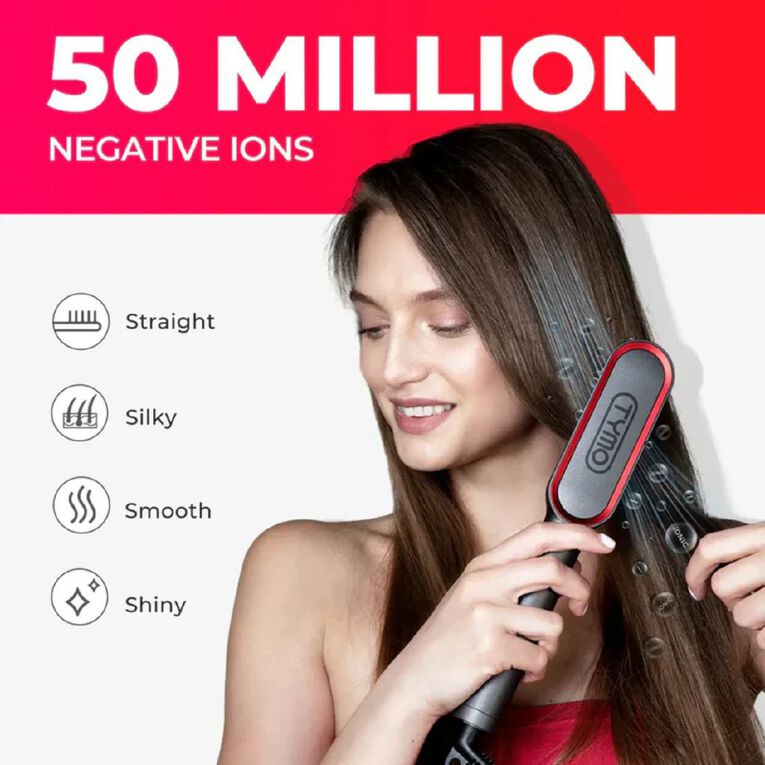 TYMO Ring Plus Anti-Frizz Straightening Brush, , hi-res