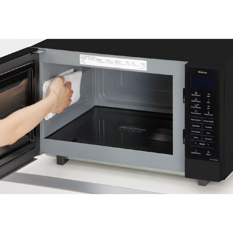 Panasonic 27L Microwave Flatbed Inverter - Black, , hi-res