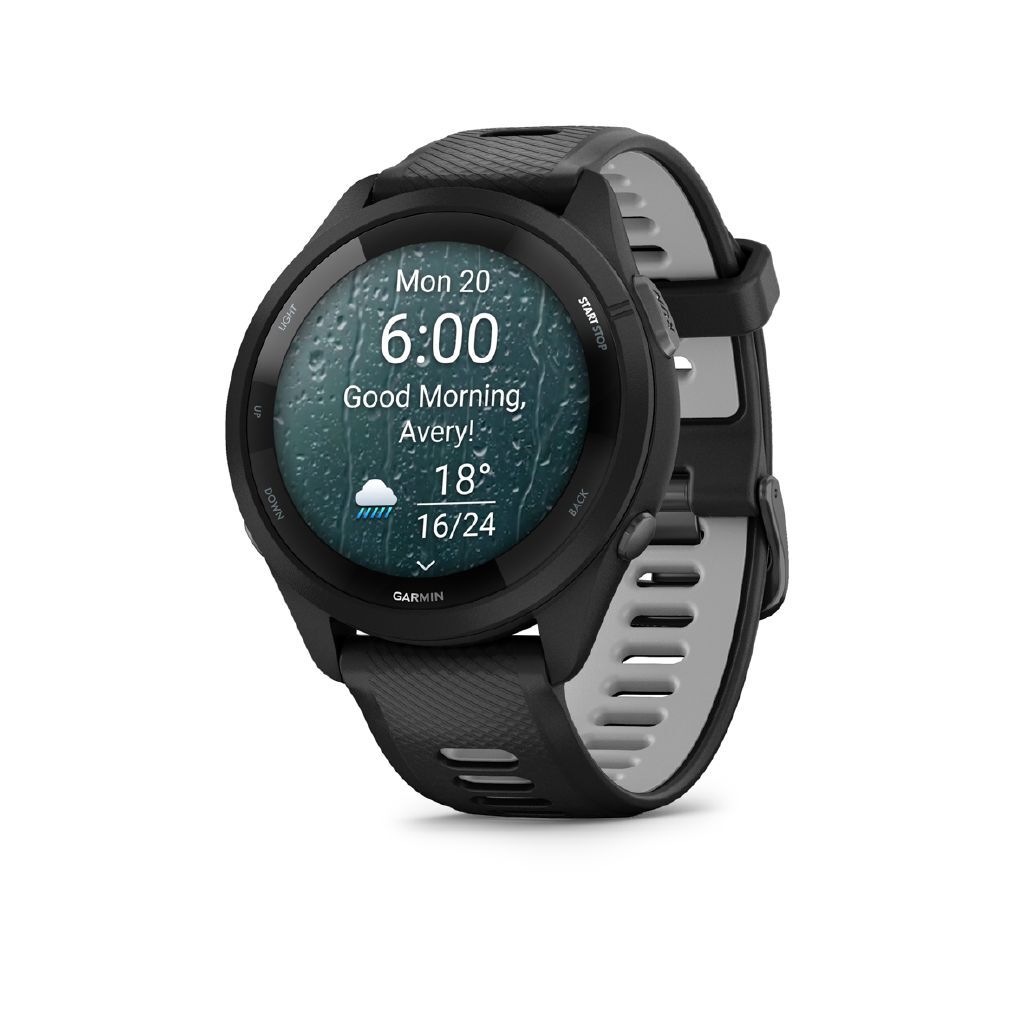 Garmin Forerunner 265 - Black & Powder Gray - Noel Leeming Garmin