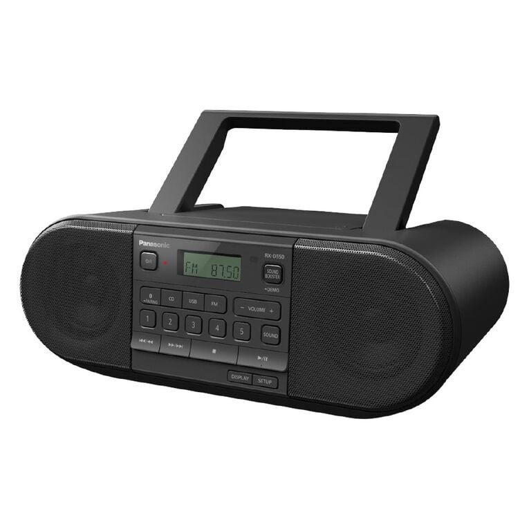 Panasonic RX-D550 Portable CD Radio with Bluetooth and USB, , hi-res