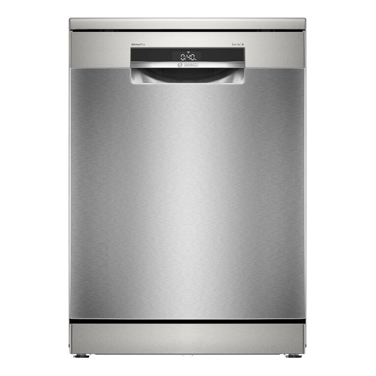 Bosch 60cm Series 6 Freestanding Dishwasher - Brushed Steel, , hi-res