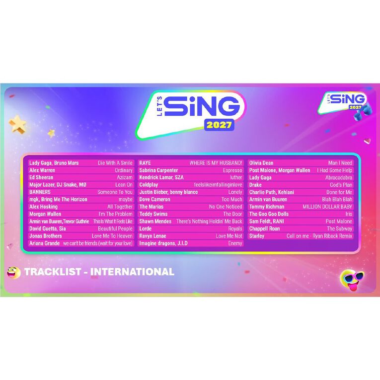 Nintendo Switch Lets Sing 2027 2 Mic Bundle, , hi-res
