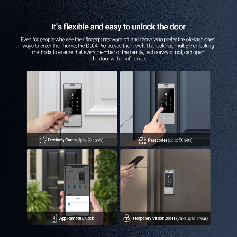 EZVIZ DL04 Pro Smartlock, , hi-res