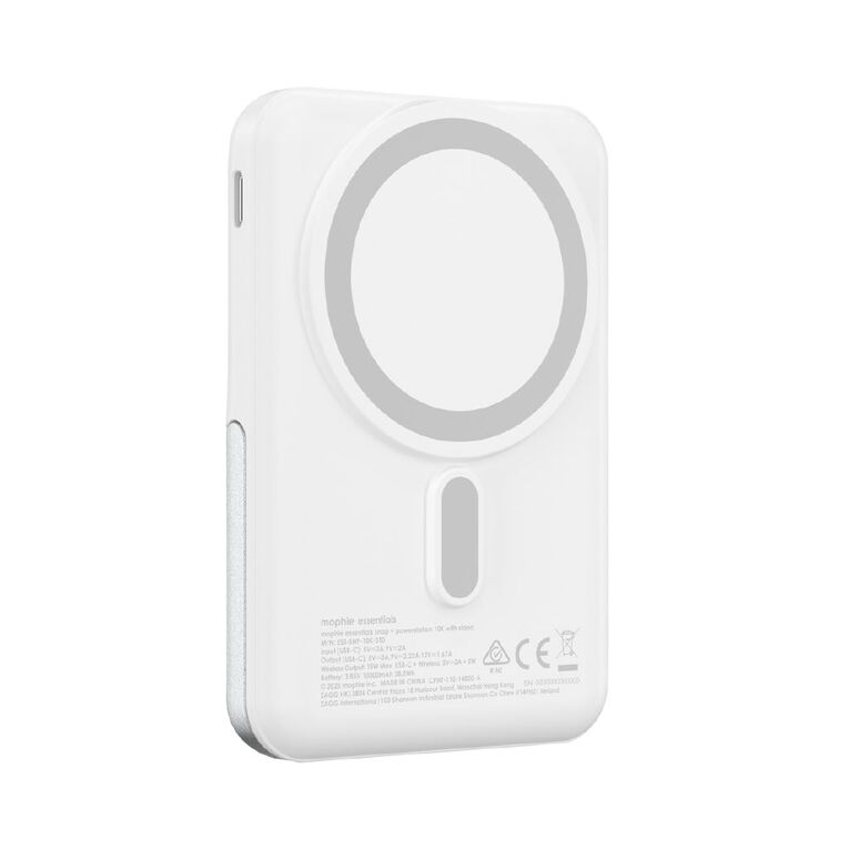 Mophie Essential Powerstation Snap+ 10K With Stand - White, , hi-res
