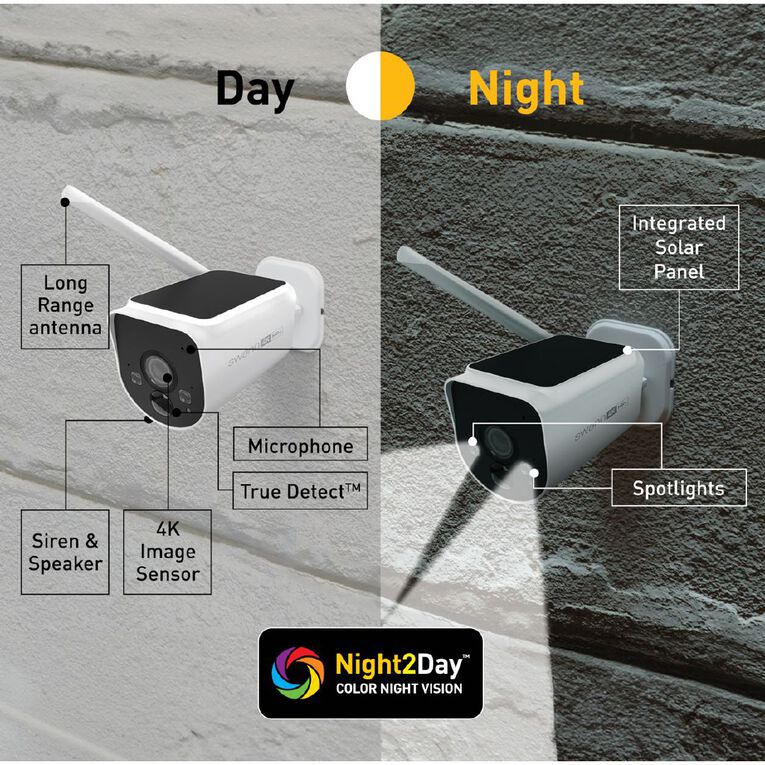 Swann MaxRanger4K Solar Wireless Security System (Base Station / 64GB / 4x MaxRanger4K v2 IP Cameras), , hi-res
