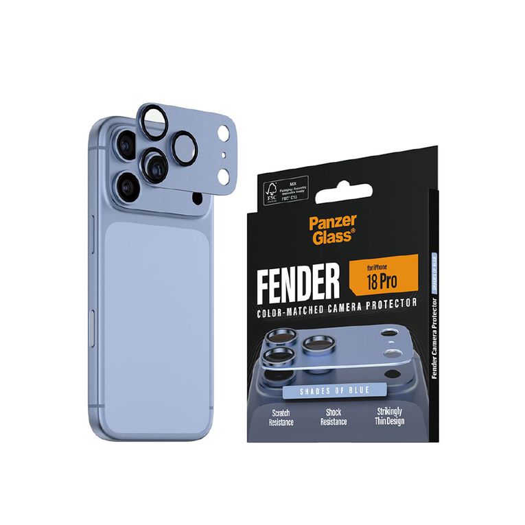 PanzerGlass Fender Camera Lens Protector for iPhone 18 Pro - Glacier, , hi-res