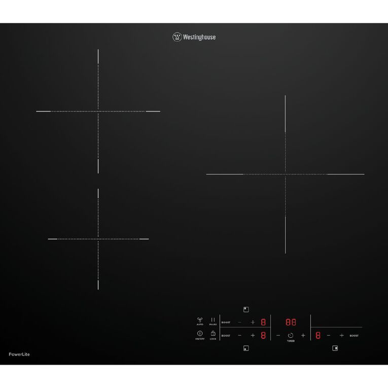 Westinghouse 60cm 3 Zone PowerLite Induction Cooktop, , hi-res