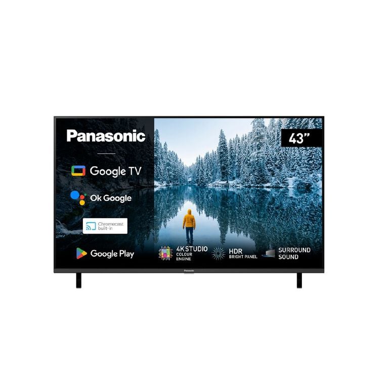 Panasonic 43 inch 4K LED TV with Google TV and Chromecast 2024, , hi-res