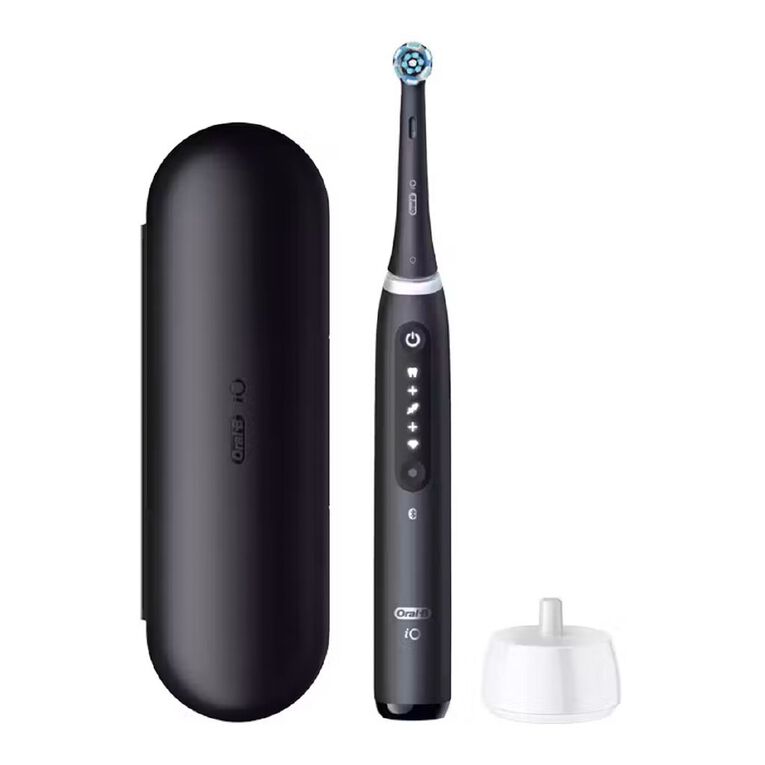 Oral-B iO5 Electric Toothbrush with Travel Case - Matte Black 2026, , hi-res