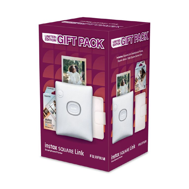 Fujifilm Instax Square Link White Gift Pack, , hi-res