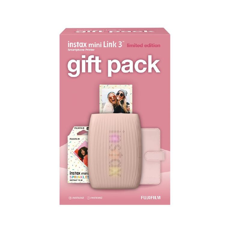 Fujifilm Instax Mini Link 3 Gift Pack Pink 2025, , hi-res