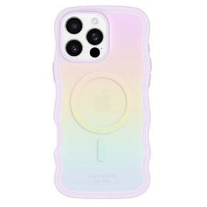 Kate Spade Wavy MagSafe Case for iPhone 16 Pro Max - Opal Iridescent