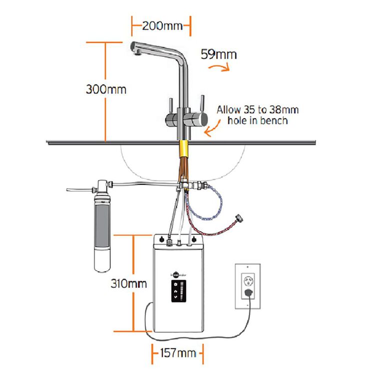 Insinkerator Boiling Tap - Chrome, , hi-res