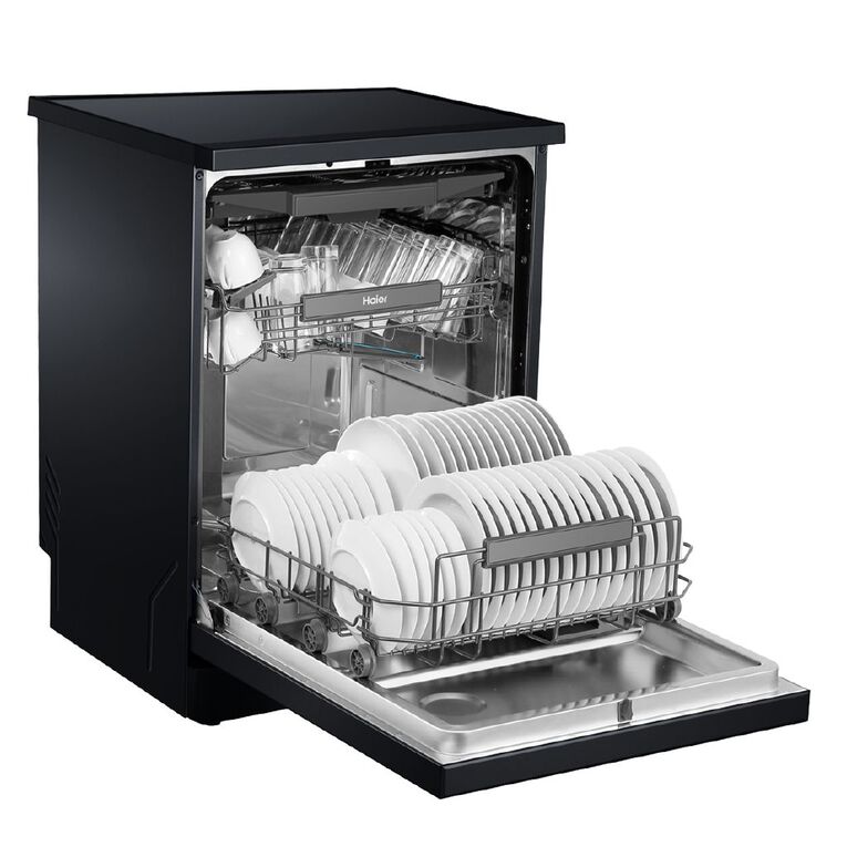 Haier 600 Series Freestanding Dishwasher - Black, , hi-res