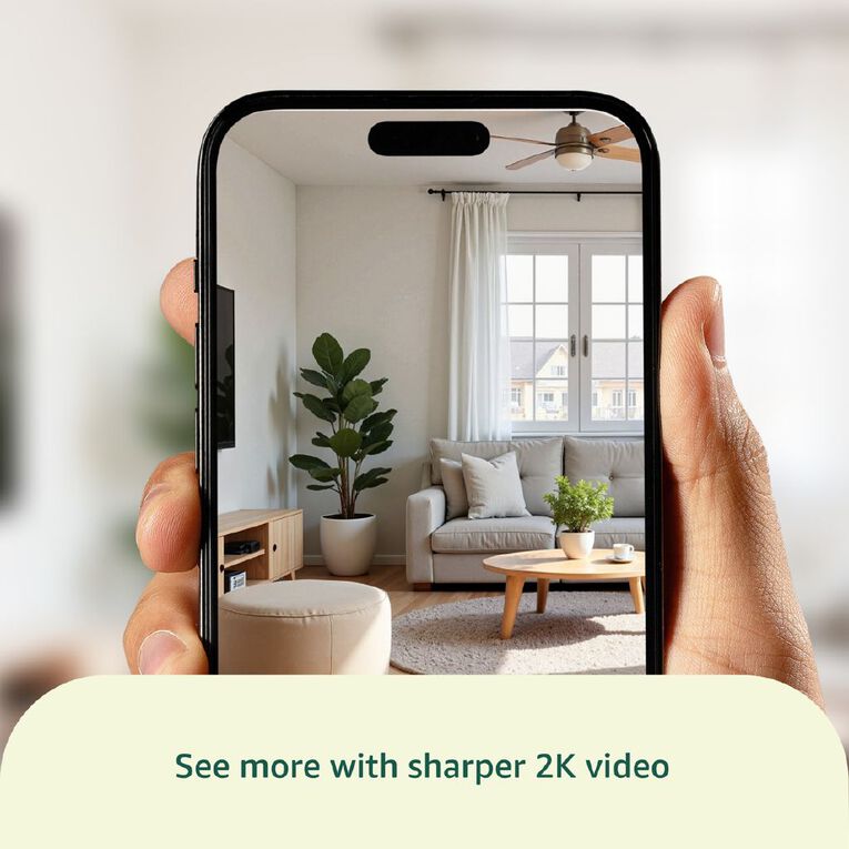 Blink Mini 2K+ Security Camera - Black, , hi-res