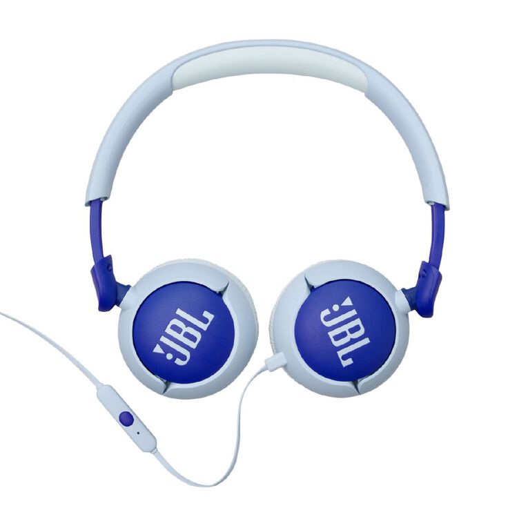 JBL Junior 320 Wired On-Ear Kids Headphones - Blue, , hi-res