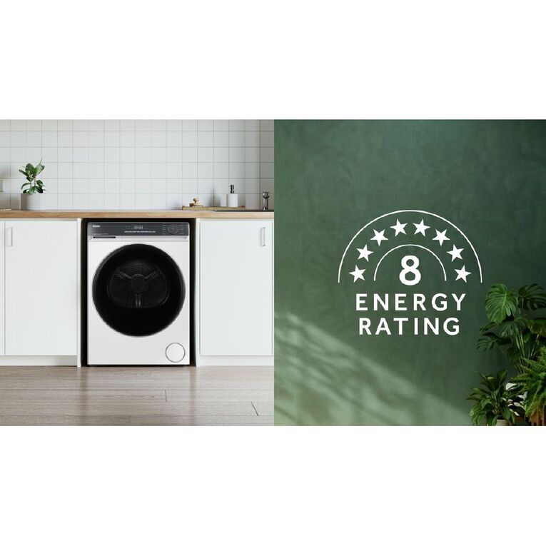 Haier 8kg 300 Series Heat Pump Dryer - White, , hi-res