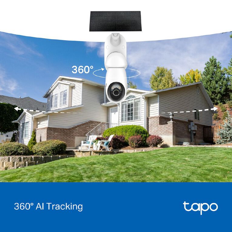 TP-Link Tapo C660 Kit Solar Powered 4K 8MP Pan/Tilt Security Camera Kit, , hi-res