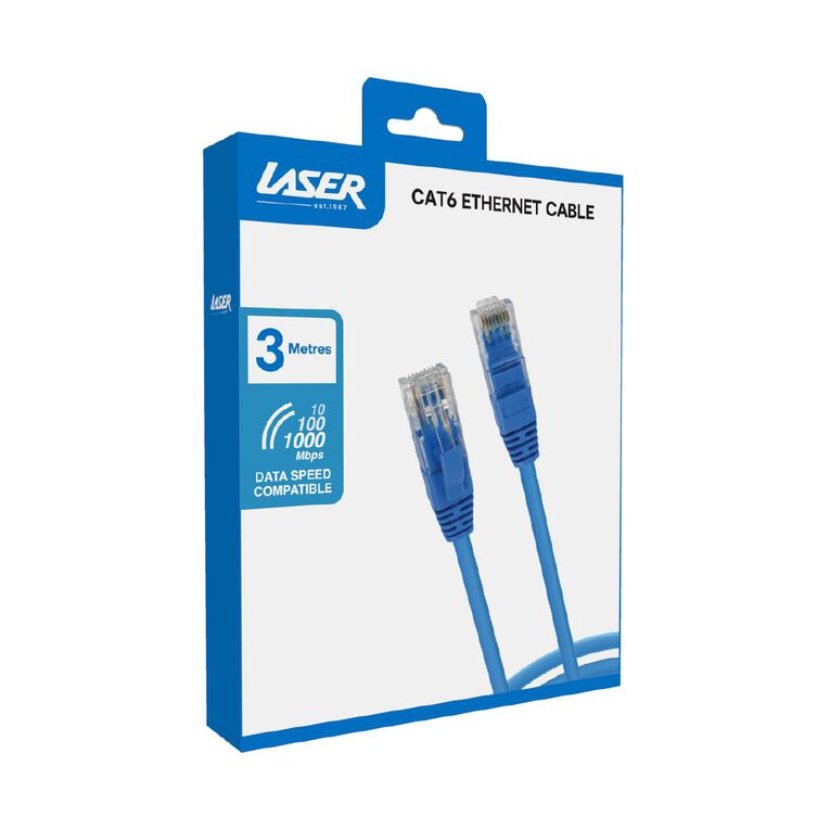 Laser Cat6 Ethernet Cable, 3m, , hi-res